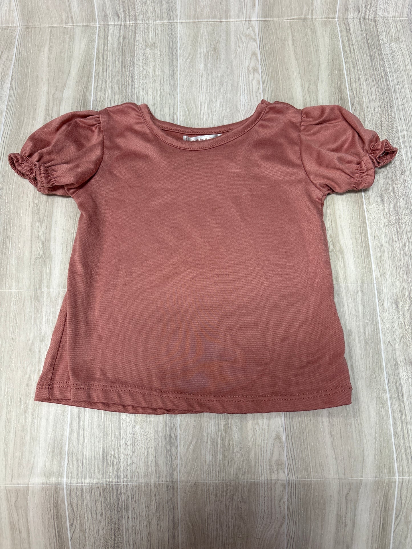 18m Mauve Puff Sleeve Shirt