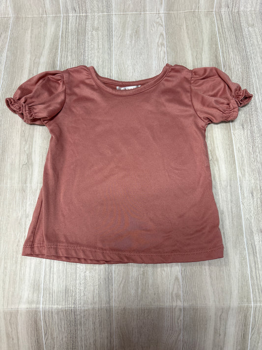 18m Mauve Puff Sleeve Shirt