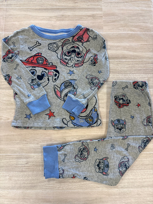3T Grey Paw Patrol Pajaman 2 Piece Set