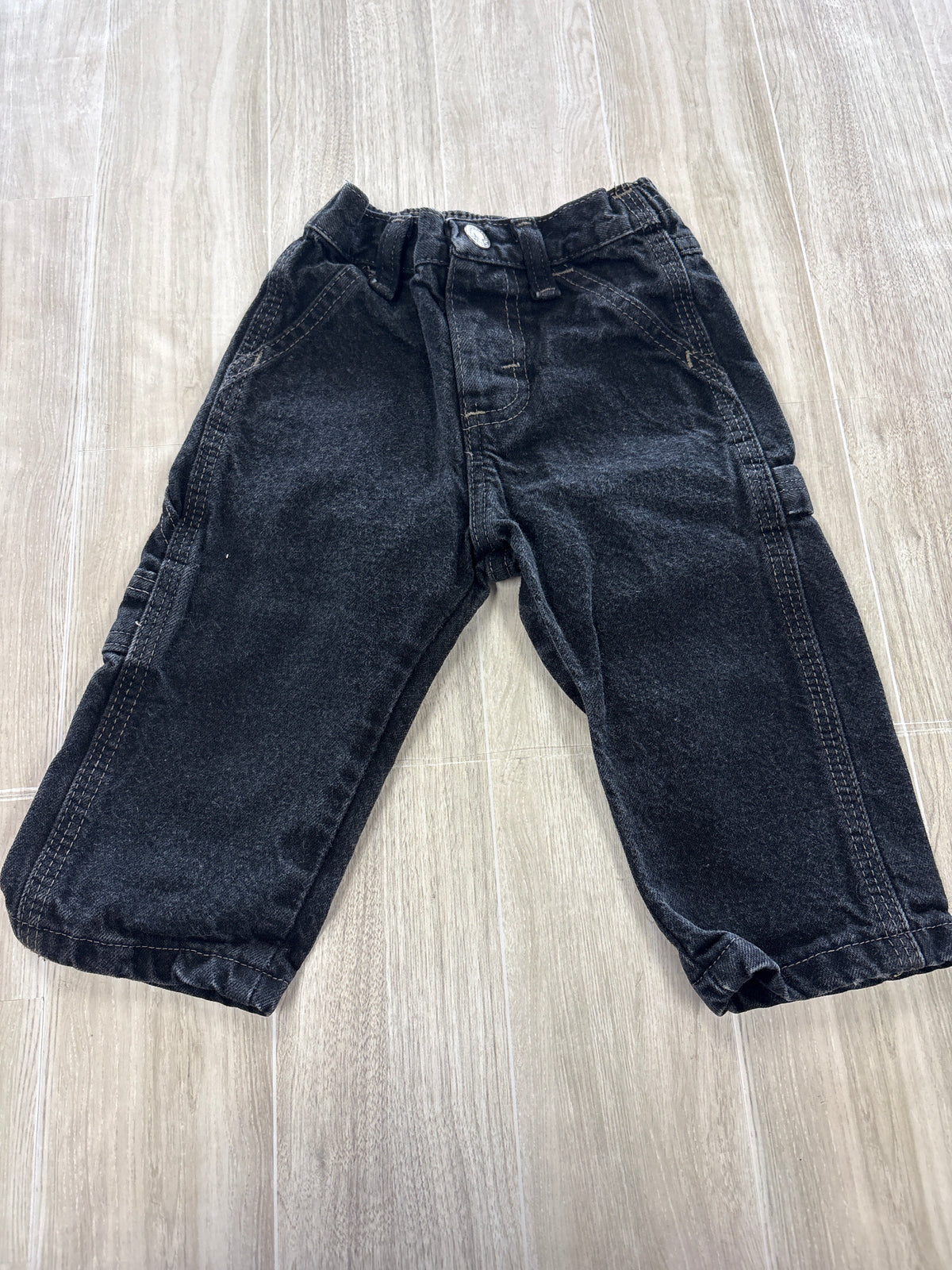 12m Black Wrangler Utility Denim