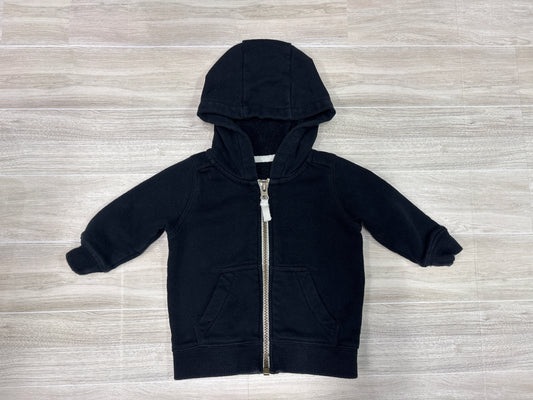 6m Black Zip Up Jacket