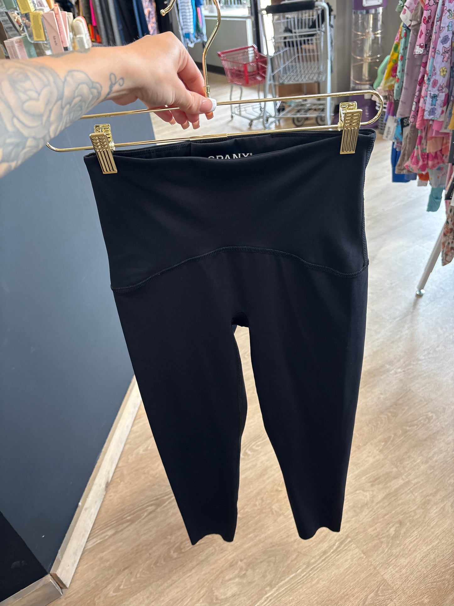 Womens Small Black Spanx Leggings