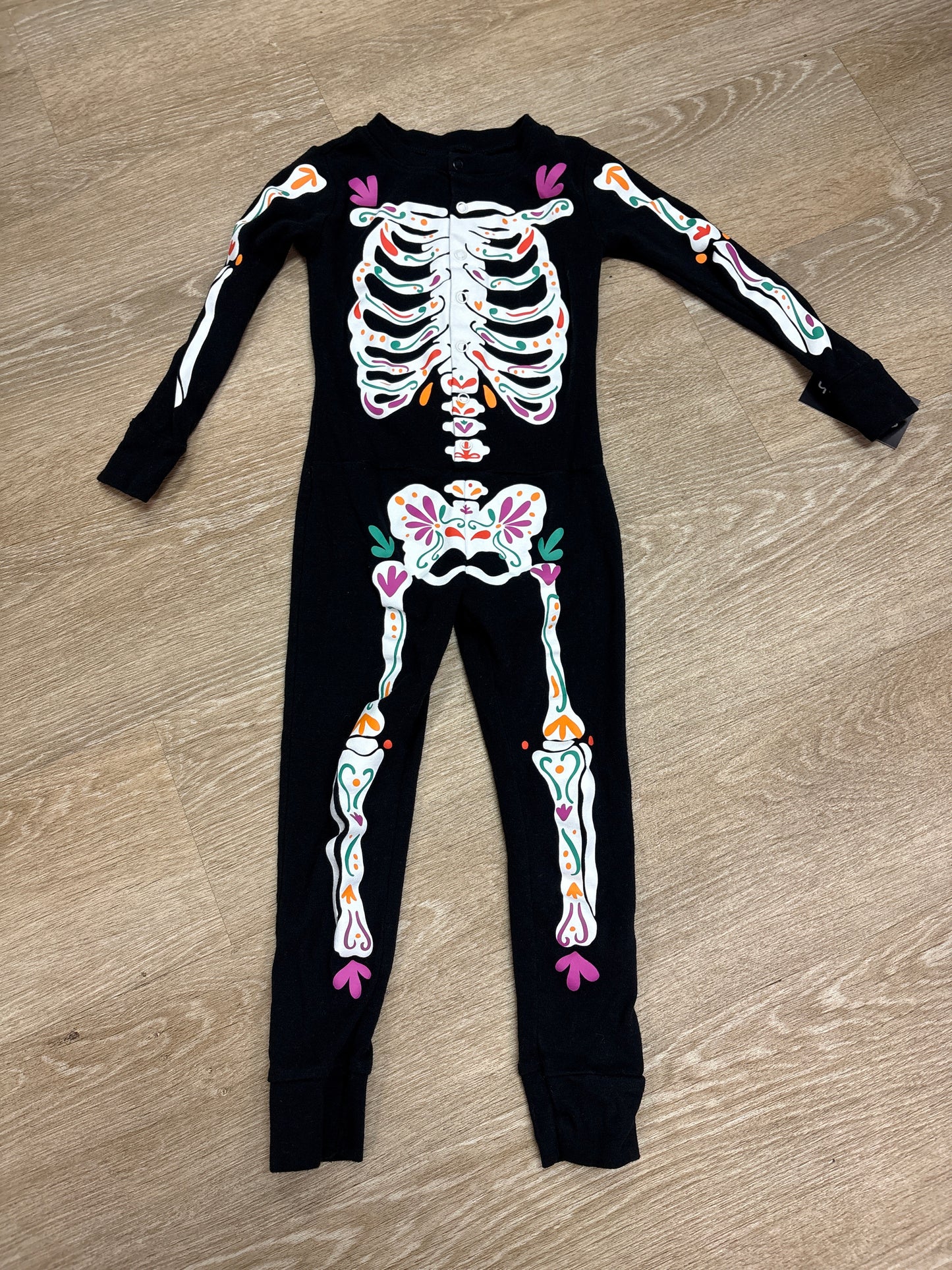 5 Skeleton Graphic Romper