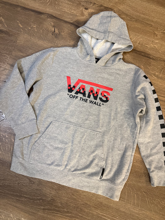 12/14 Vans Light Grey Jacket With Hood