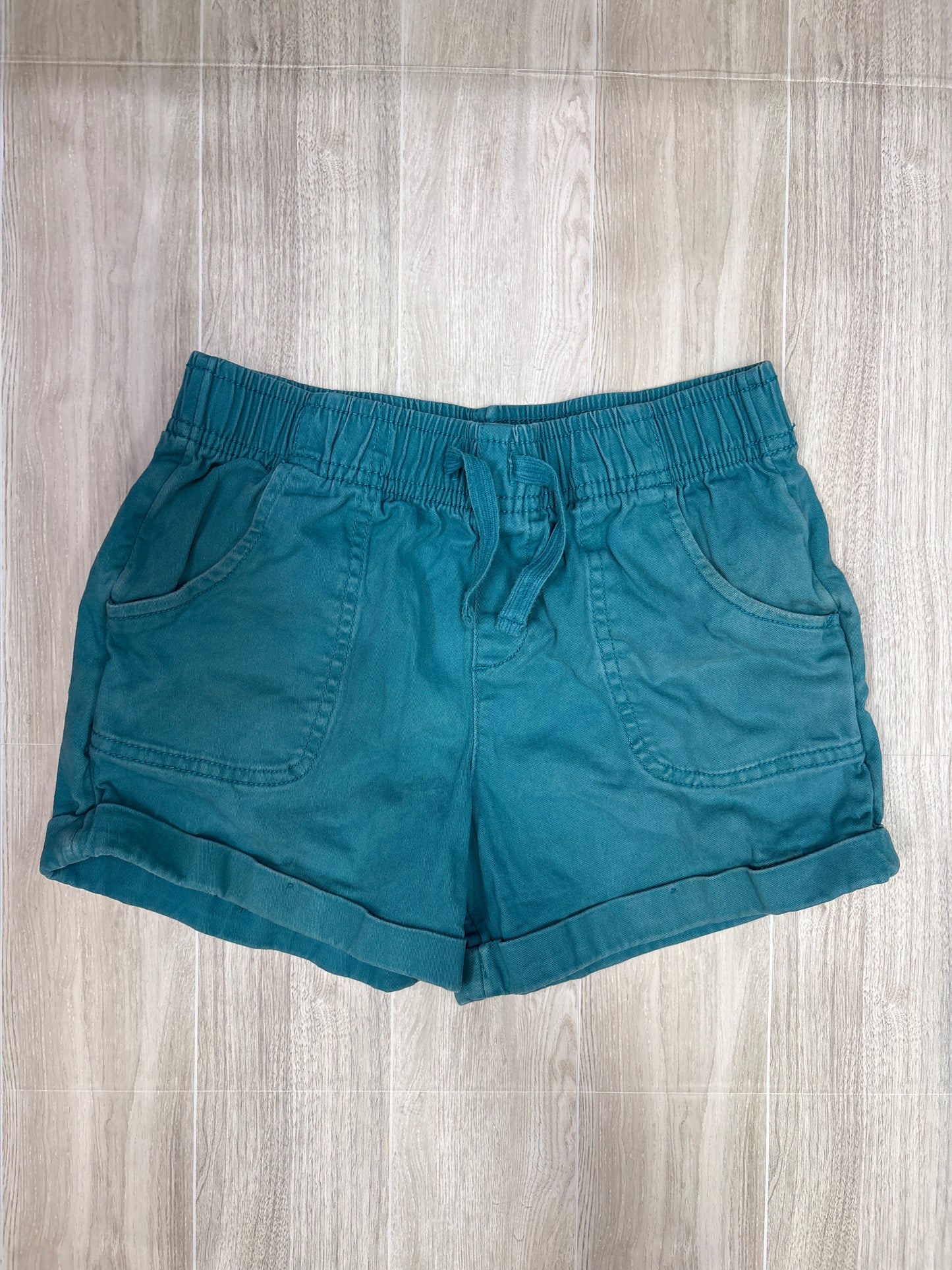 7/8 Turquoise Pull on Shorts