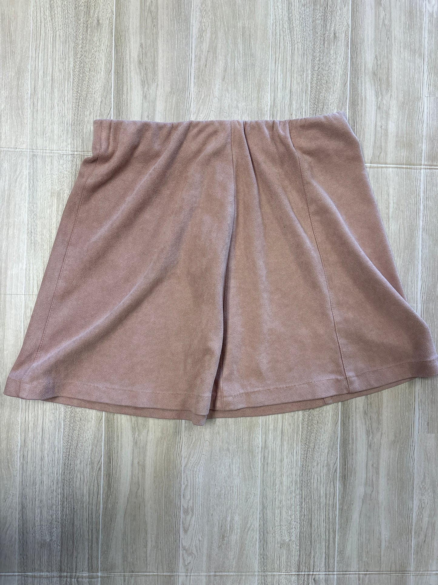 10/12 John Galt Pink Suede Mini Skirt