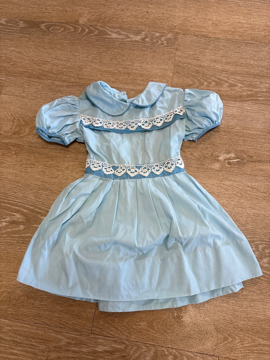 24m Vintage Blue Babydoll Dress