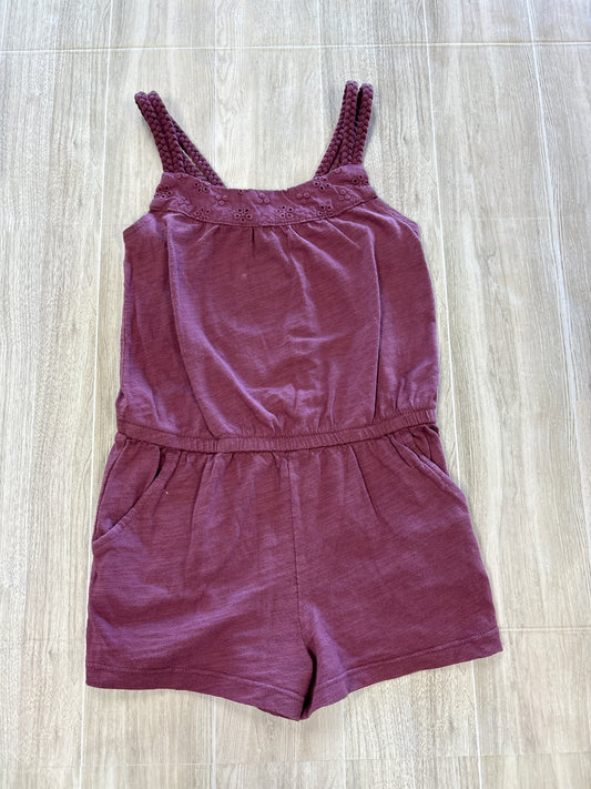 3T OshKosh Mauve Tank Romper - Blemish