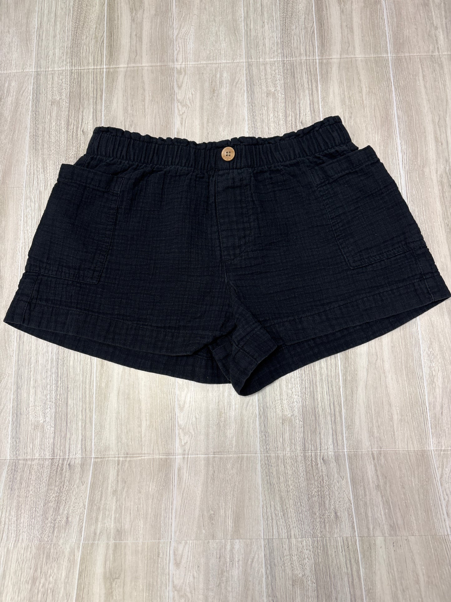 10/12 Black Gauze Shorts