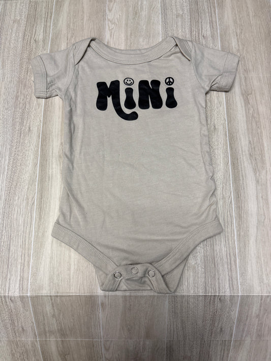 3-6m Tan Mini Onesie