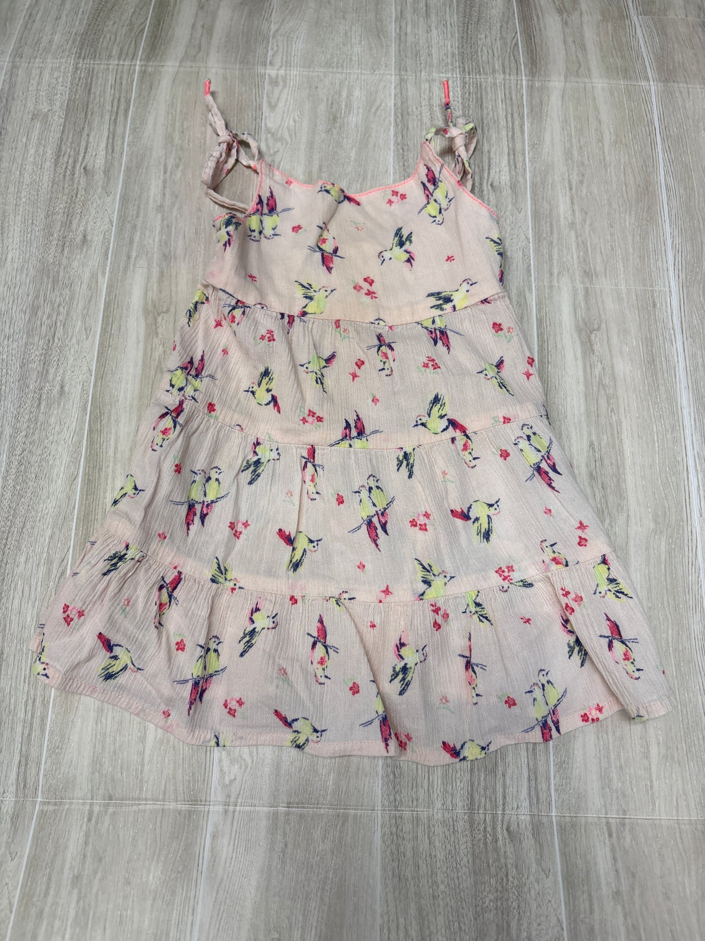 12m OshKosh Love Birds Pink Tank Dress