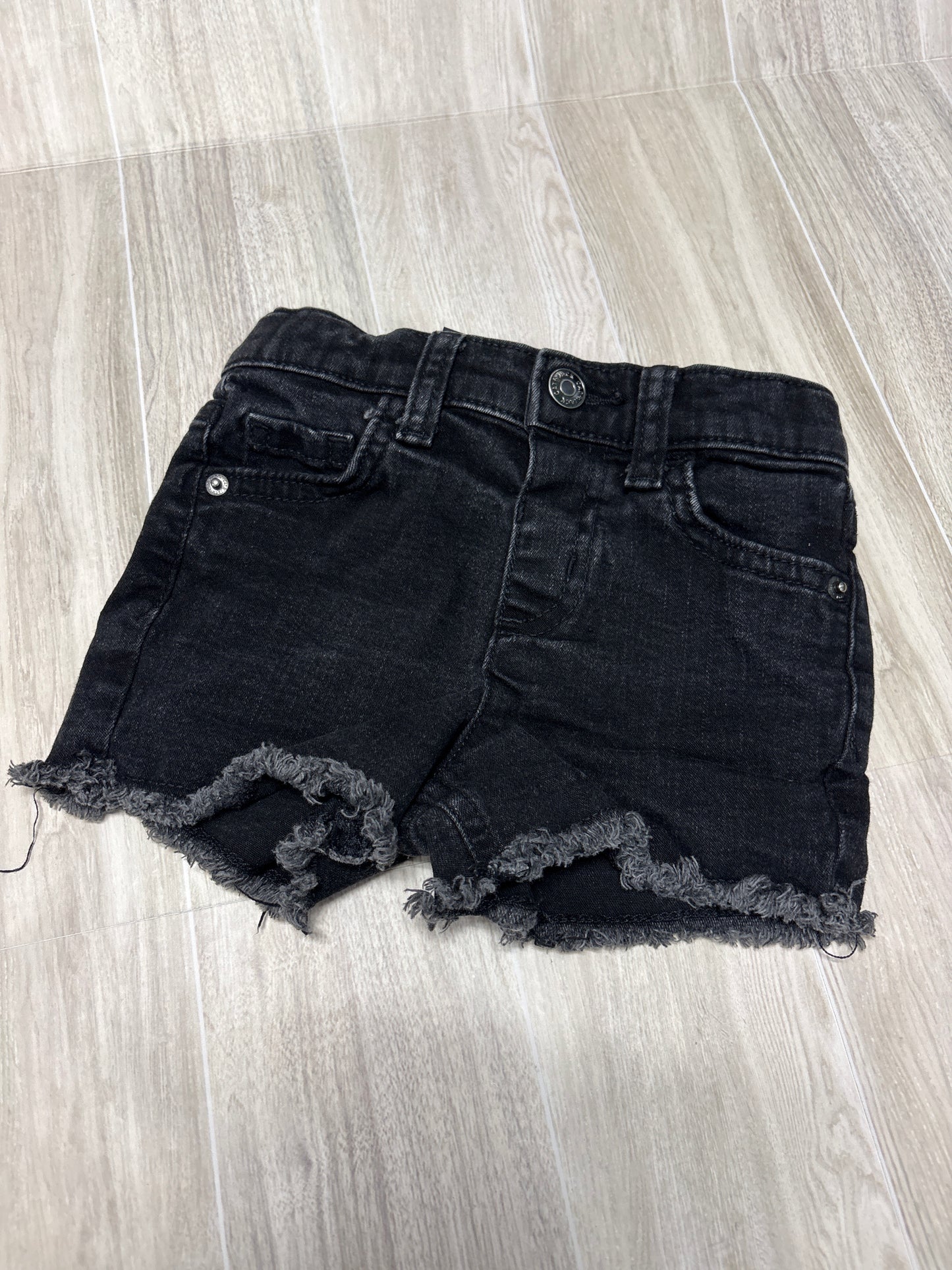 2t Black Denim Short