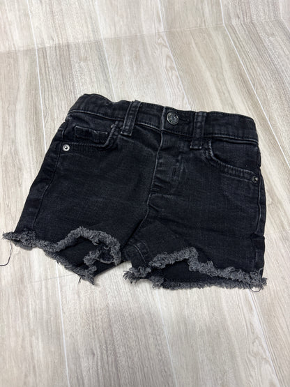 2t Black Denim Short
