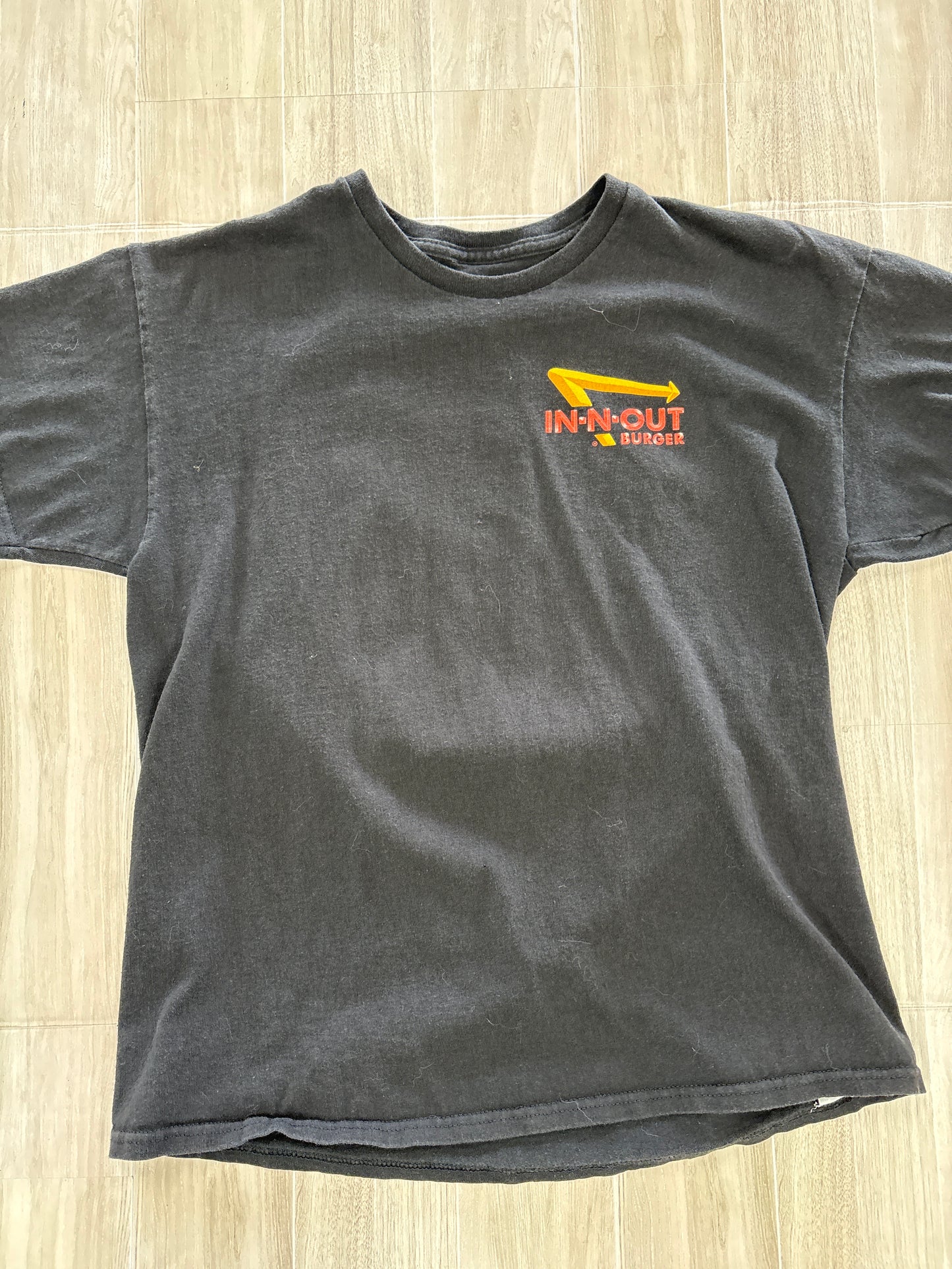 12 Black In N Out Burger Graphic Tee
