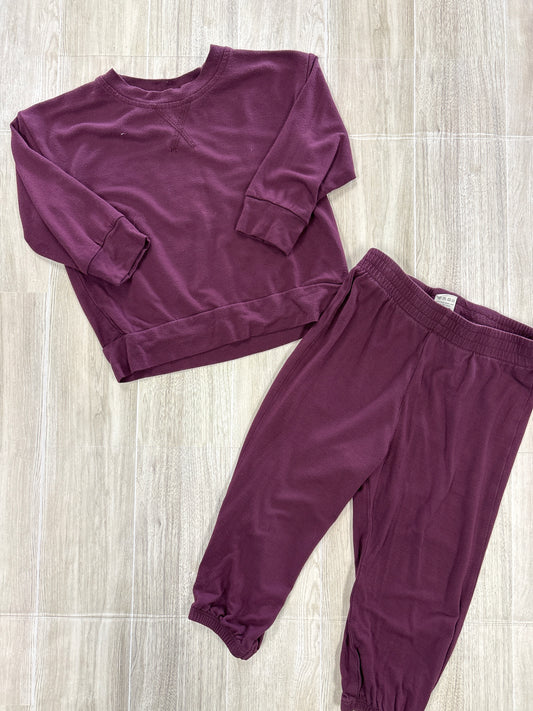 12-18m Kate Quinn Deep Purple 2 Piece Set