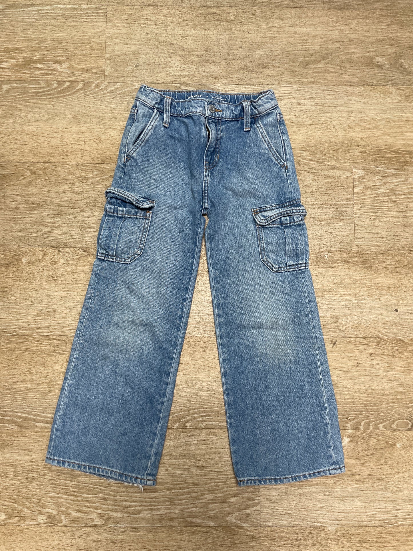 8 High Rise Baggy Wide Leg Denim