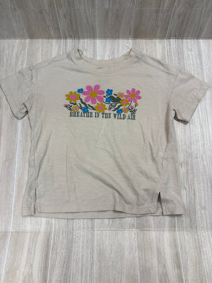 6/7 Beige Breathe In The Wild Air Graphic Tee