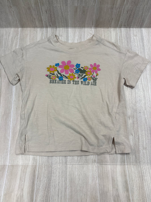 6/7 Beige Breathe In The Wild Air Graphic Tee
