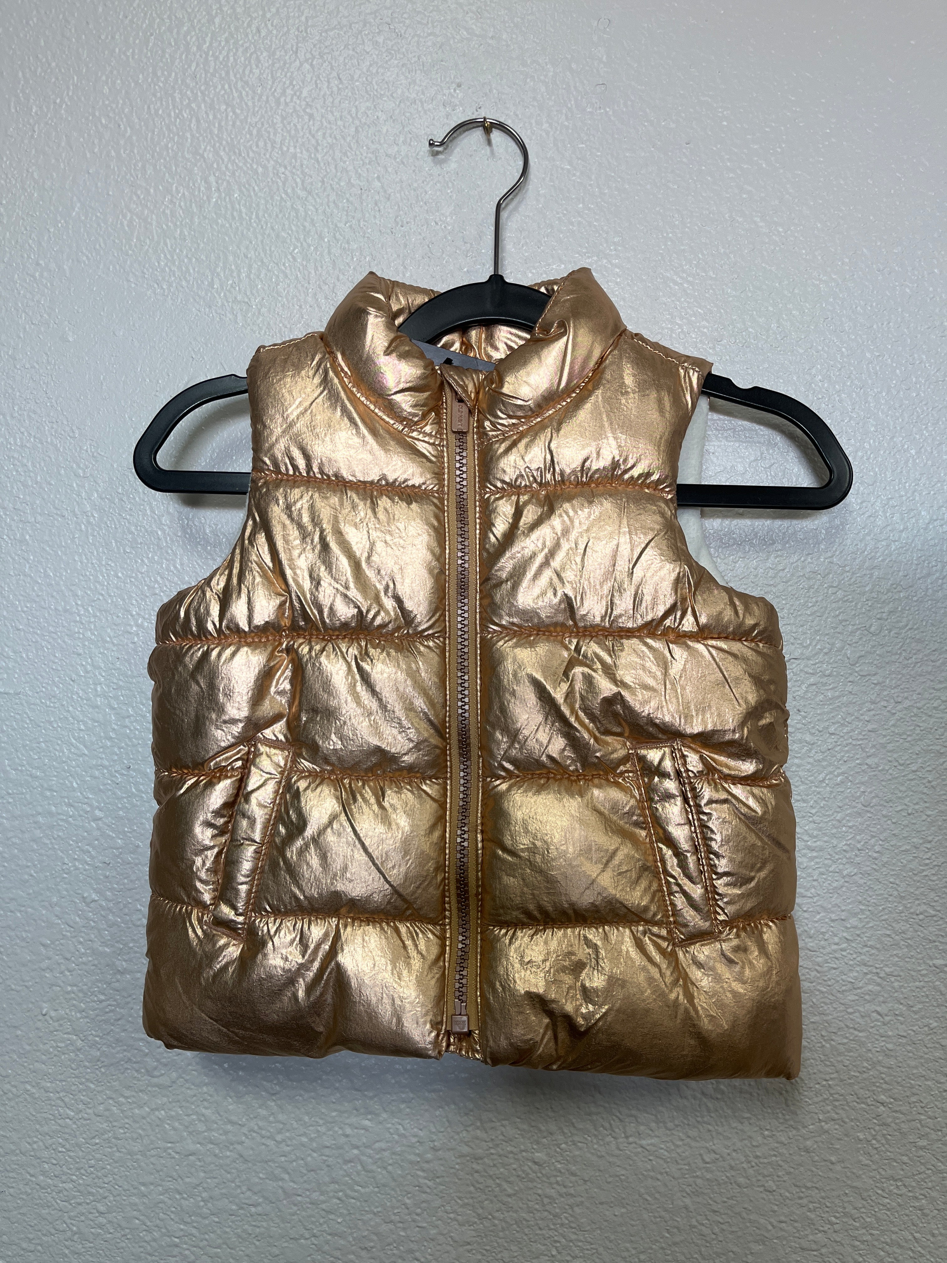 12 18m Rose Gold Puffer Vest Patch