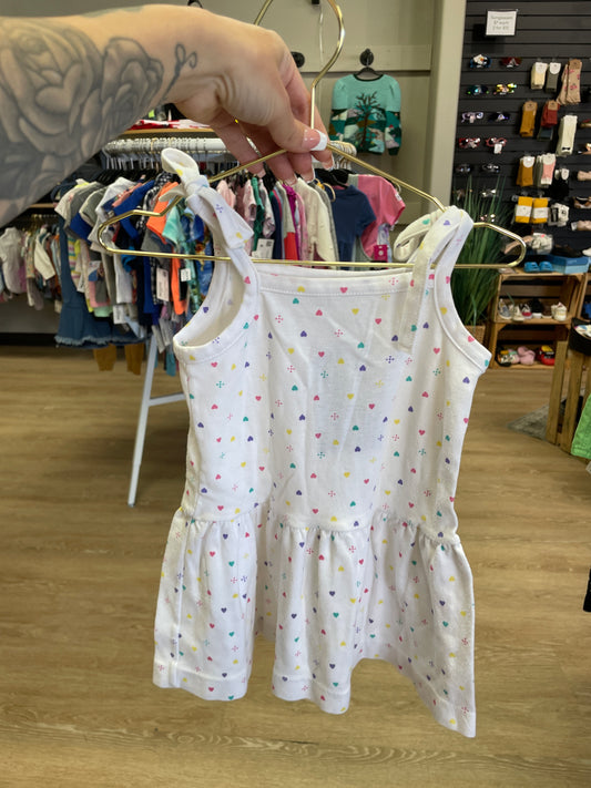 Vintage 3T Multi Colored Heart Tank Top Tunic
