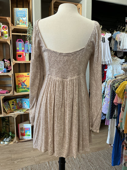 Womens XL Blush Floral Dress