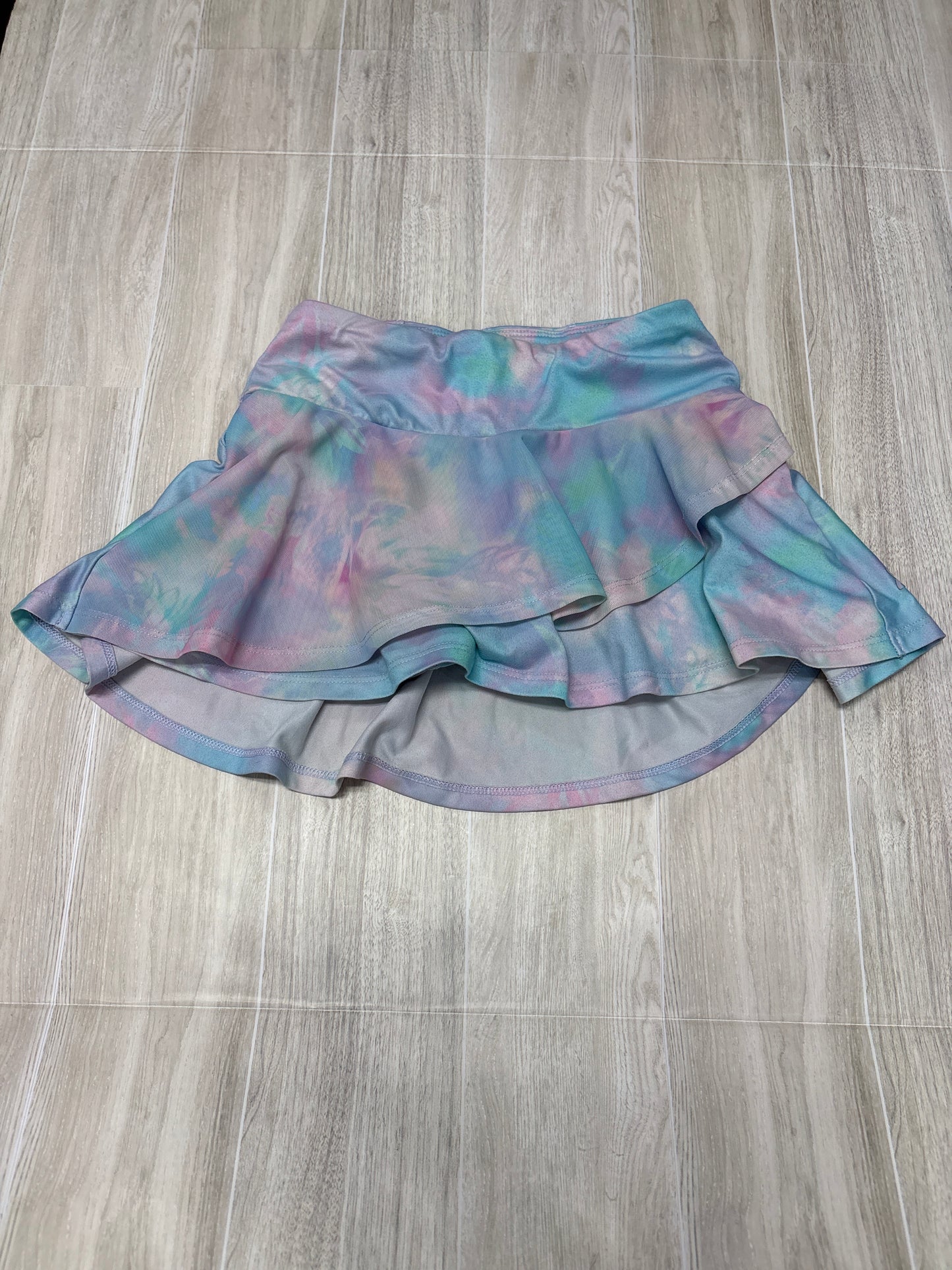 4/5 Blue/Pink Dyed Athletic Skort