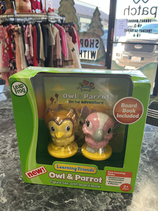 NWT Owl & Parrot Board Book