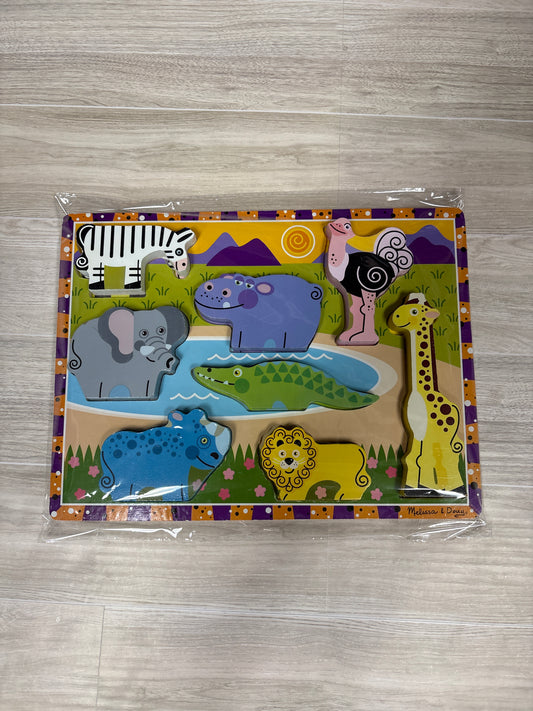 Toy - Melissa & Doug Wooden Safari Animal Puzzle
