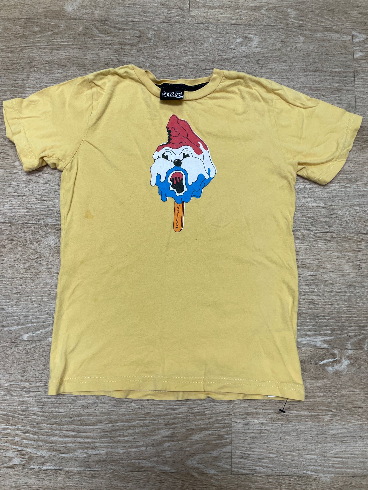 10/12 Volcom Yellow Ice Cream Graphic
