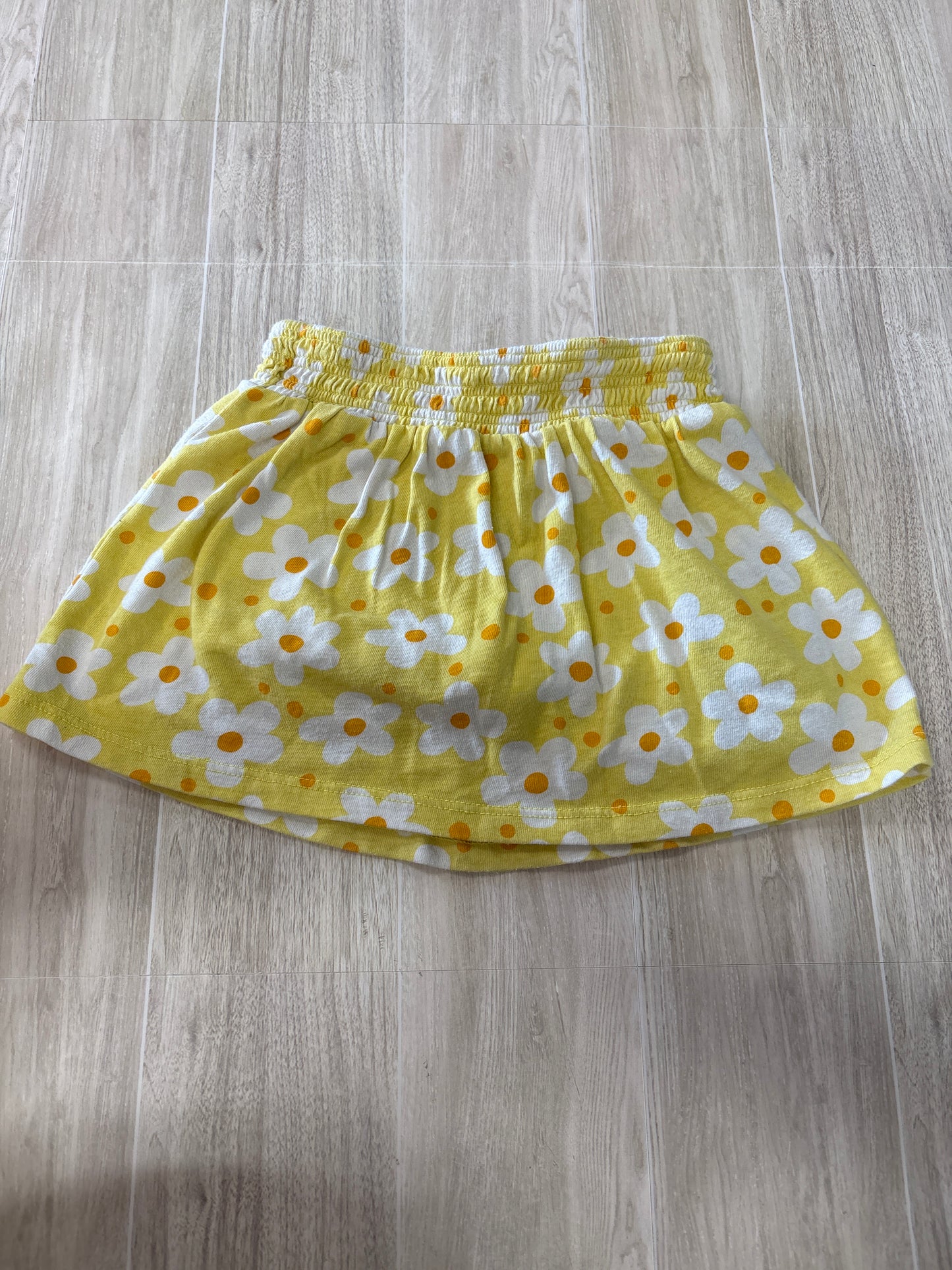 3T Yellow Floral Skort