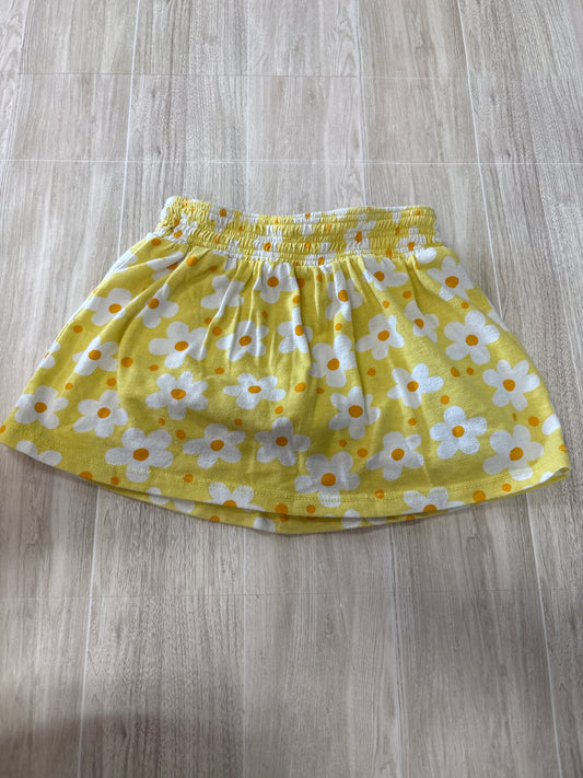 3T Yellow Floral Skort