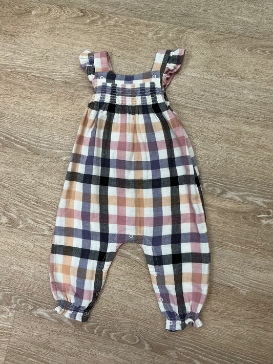 12-18m Angel Dear Plaid Romper