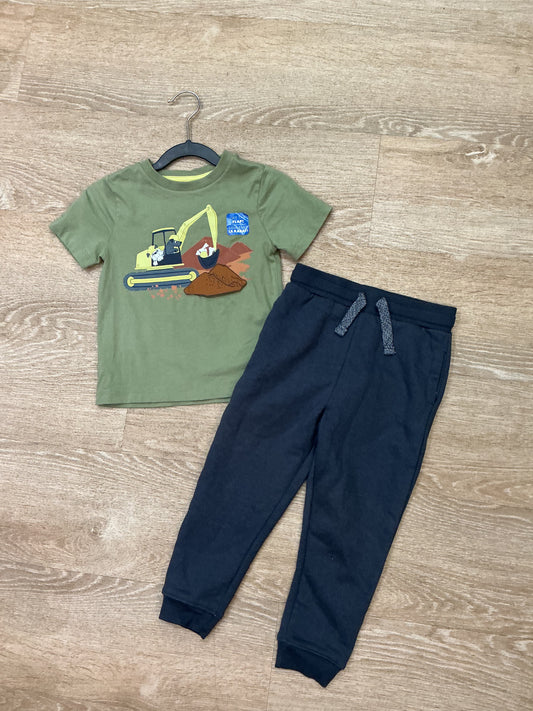 NWT 2T Pup Construction 2 Piece Set