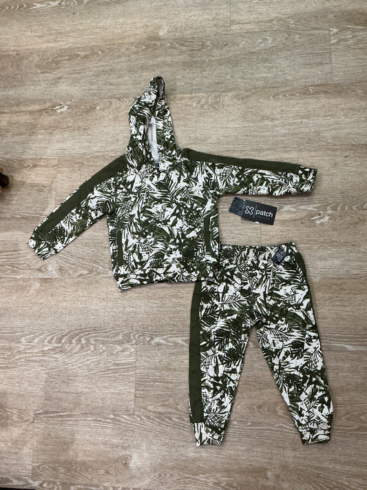 NWT 3T Volcom Palm Leaf 2 Piece Sweat Suit