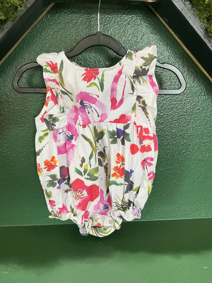 NWT 12-18m Petite Plume Floral Romper