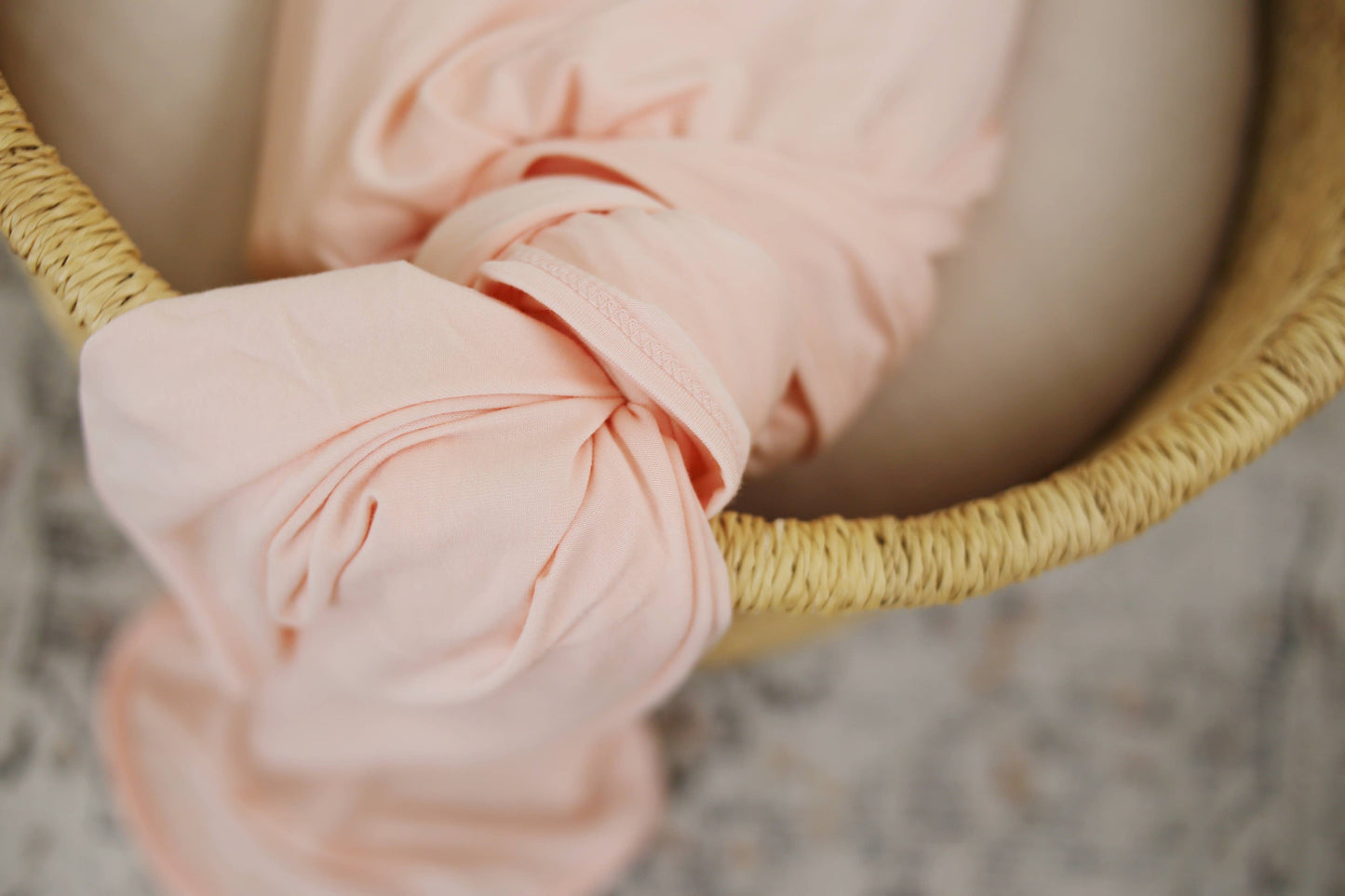 Marlowe & Co Blush Pink Bamboo Swaddle Blanket