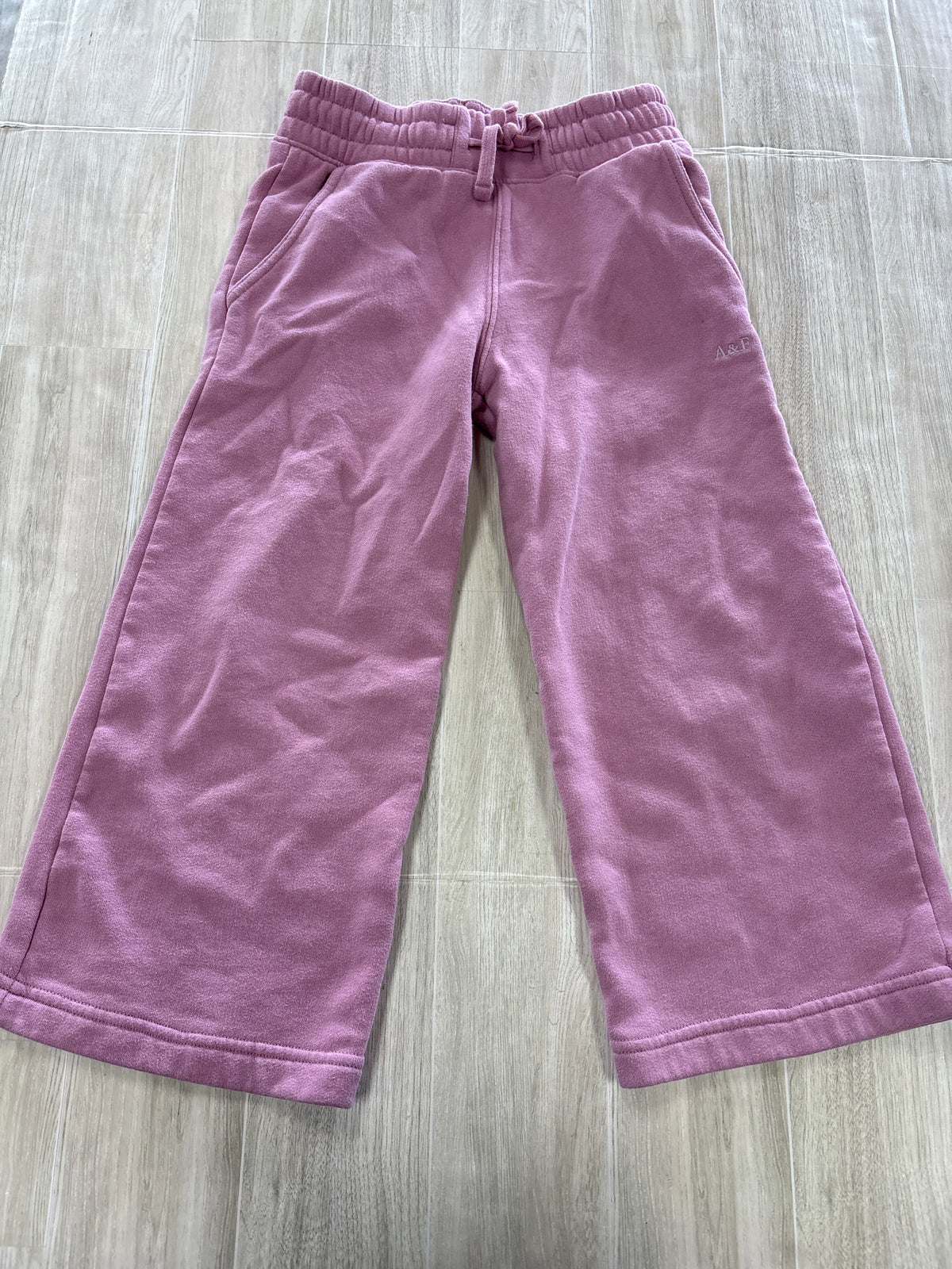 5/6 Mauve Abercrombie Kids Wide Leg Sweats