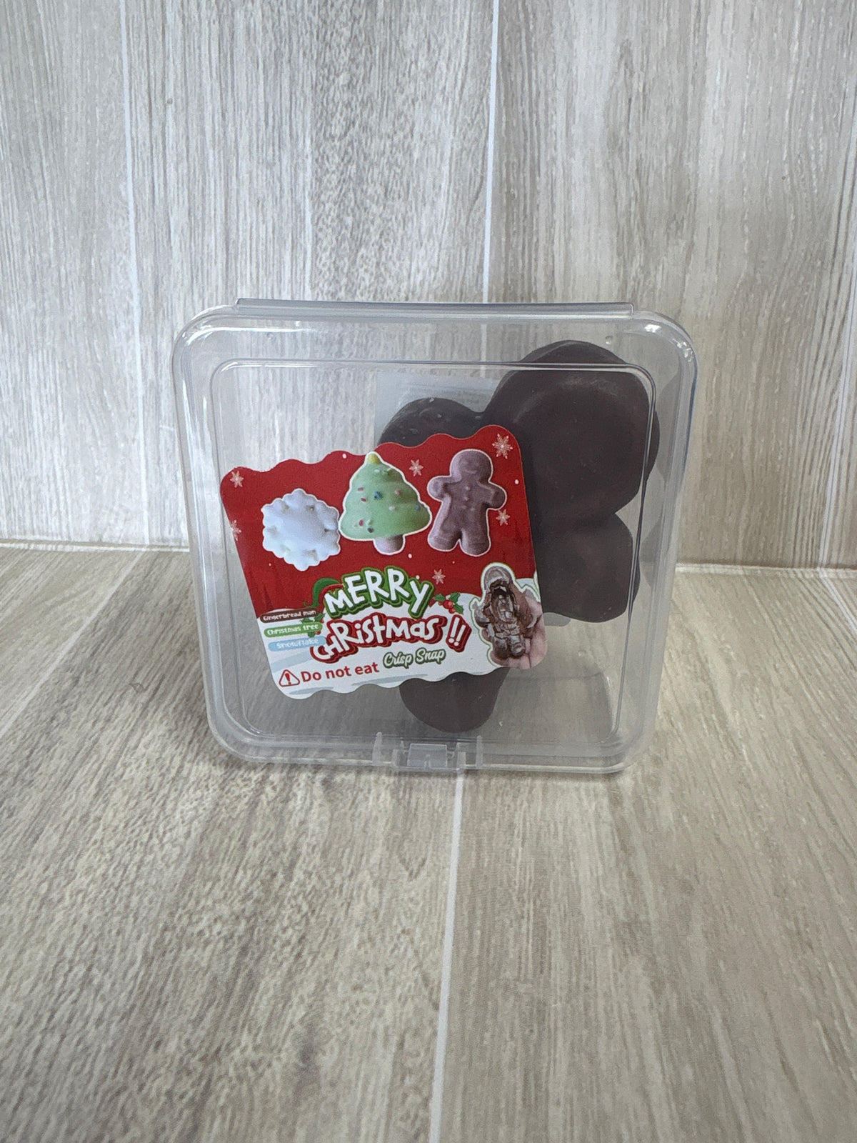 NEW - Squishy - Crunchy Holiday Wax Cracking - Gingerbread Man