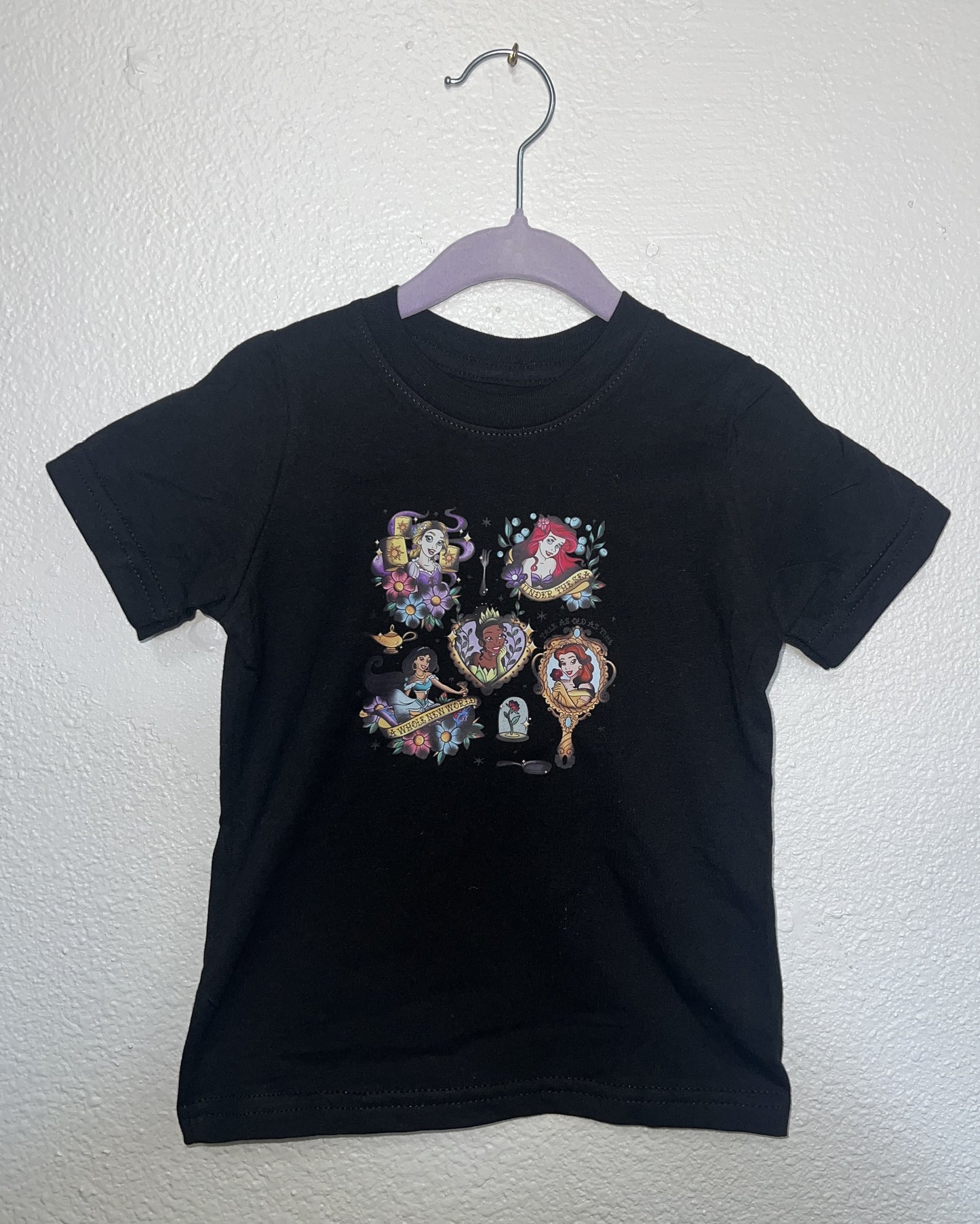 QK 2T Princess Tattoo Graphic Tee