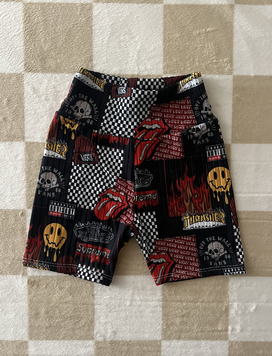 QK 12-18M Skater Medley Biker Shorts