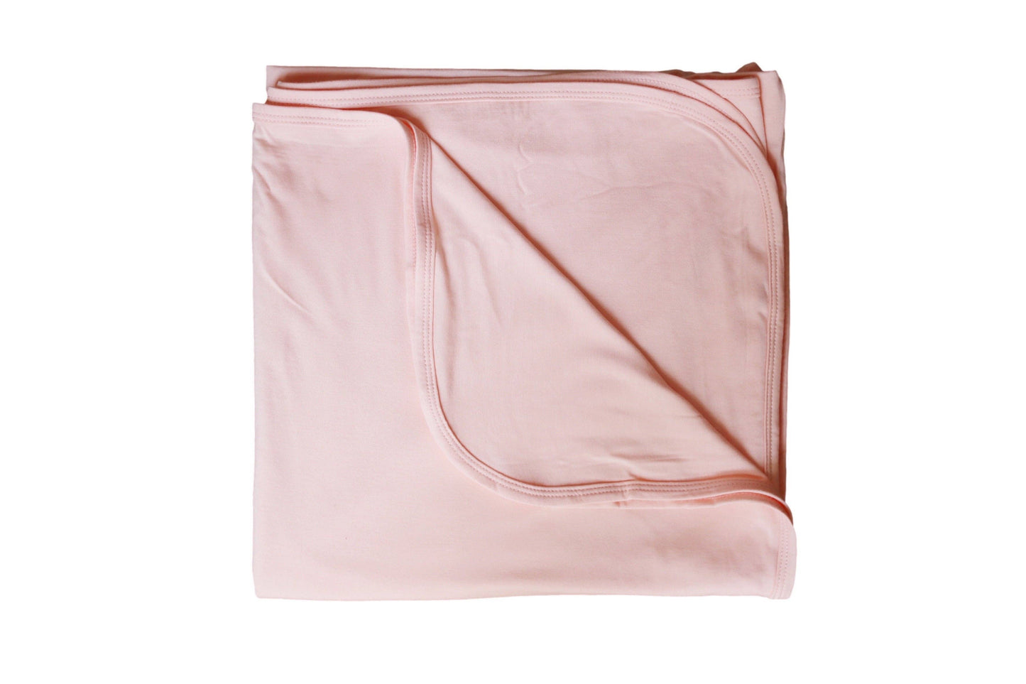 Marlowe & Co Blush Pink Bamboo Swaddle Blanket