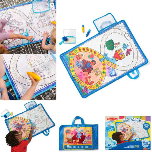 NEW Melissa & Doug - Blues Clues Water Wow Kit