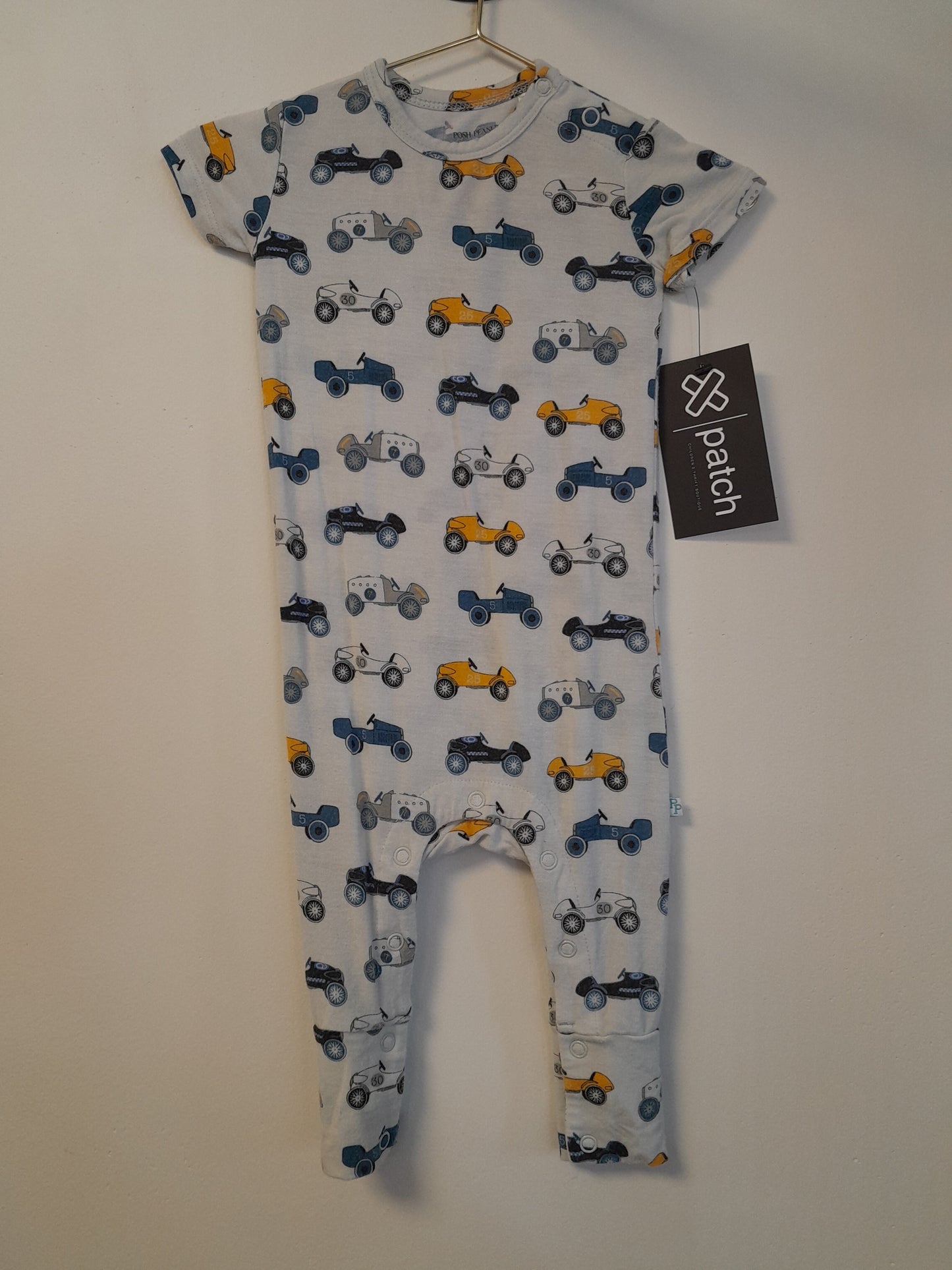 3-6m Posh Peanut Car Romper