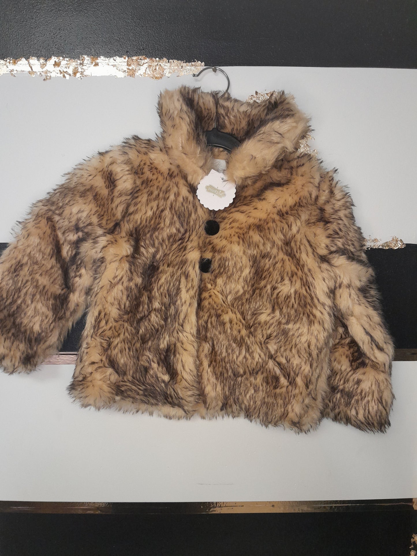 NWT Mudpie Fur Coat