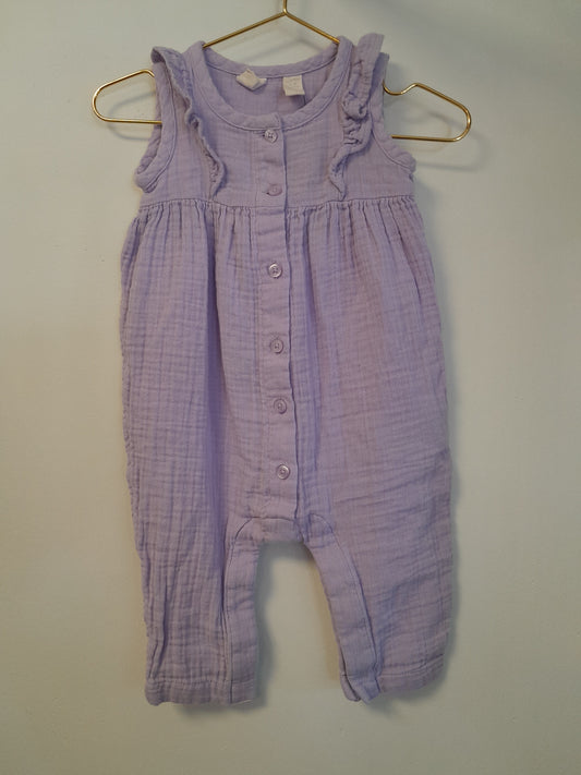 3-6m Lavender Romper