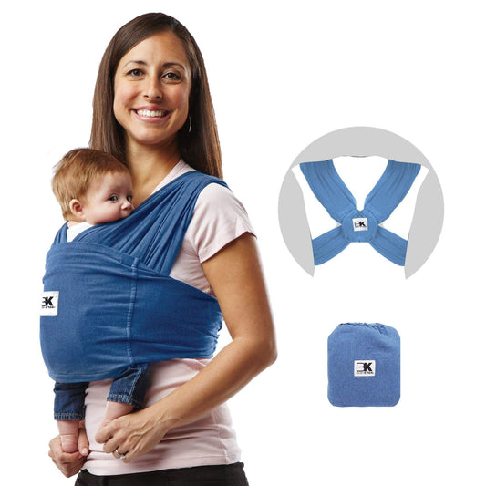 Baby K'tan - Baby K’tan Original Baby Carrier - Denim: Denim / Medium