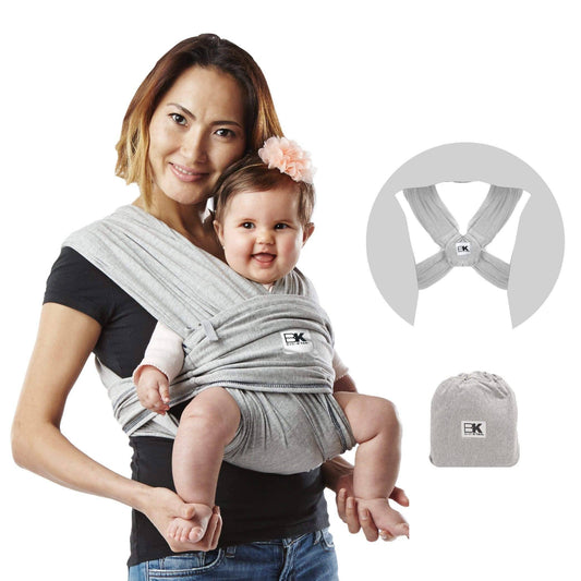 Baby K'tan - Baby K’tan Original Baby Carrier - Heather Grey: Heather Grey / Large