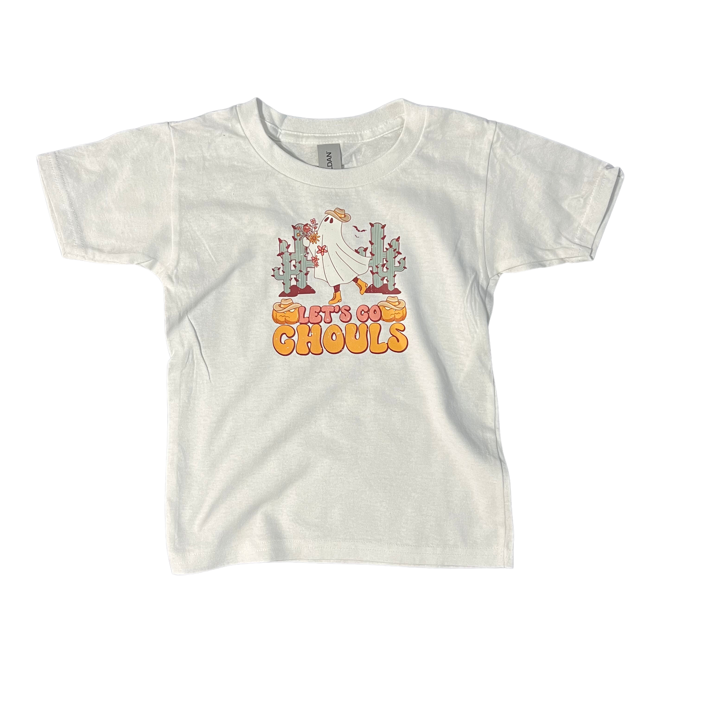 4T White Western Let's Go Ghouls Tee